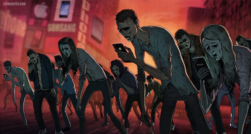 Smartphones are Turning us into Zombies