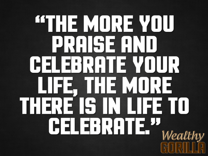 Celebrate Quote About Life
