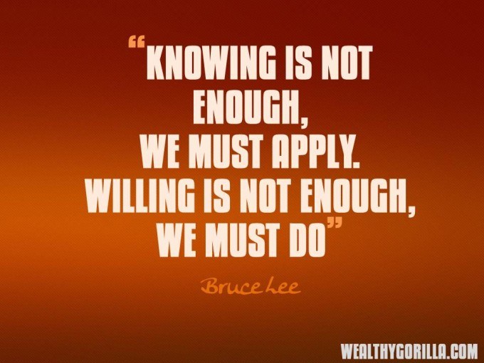 Bruce Lee Motivational Picture Quotes