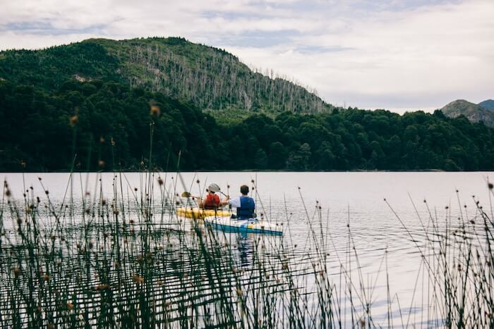 couple kayaking self-care ideas