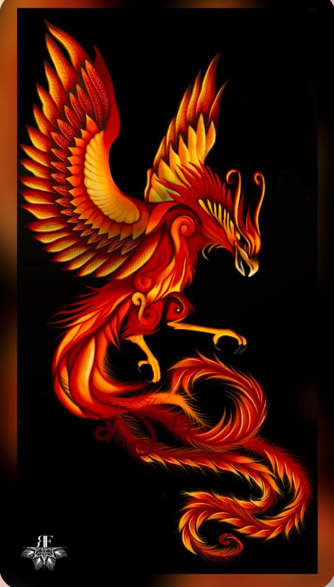 The Phoenix woman symbols of strength and courage