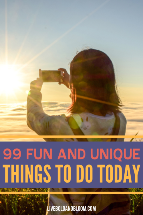 Have you ever wondered, "what should I do today?" Well, worry no more, as we have this list of things you should do when you're out of things to do.