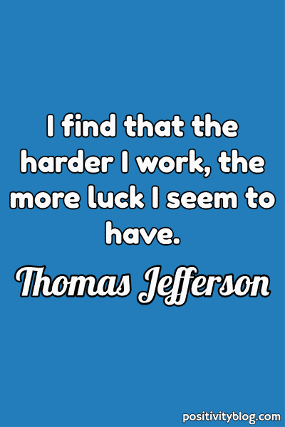 Monday Motivation Quote by Thomas Jefferson
