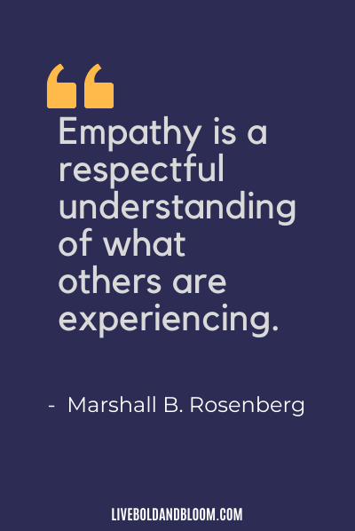 Empath Quote by Marshall Rosenberg
